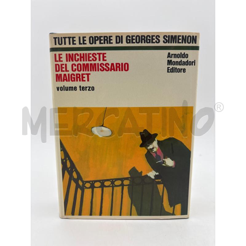 LIBRO LE INCHIESTE DEL COMMISSARIO MAIGRET VOL 3 | Mercatino dell'Usato Roma torrevecchia 1