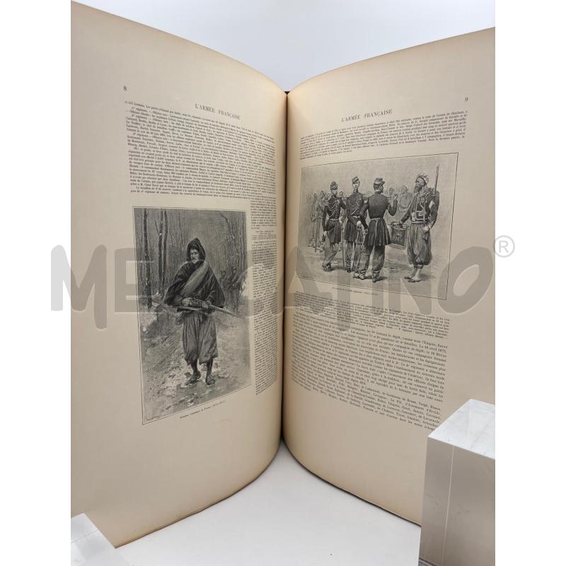 LIBRO L'ARMEE FRNCAISE PARIS 1885-89 | Mercatino dell'Usato Roma torrevecchia 4