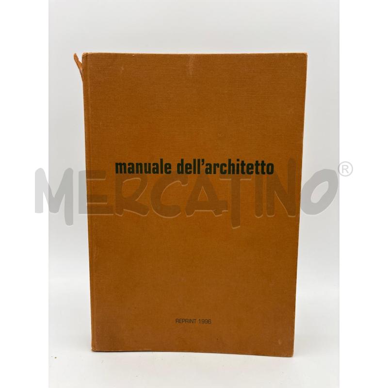 LIBRO MANUALE DELL'ARCHITETTO 1996 | Mercatino dell'Usato Roma torrevecchia 1