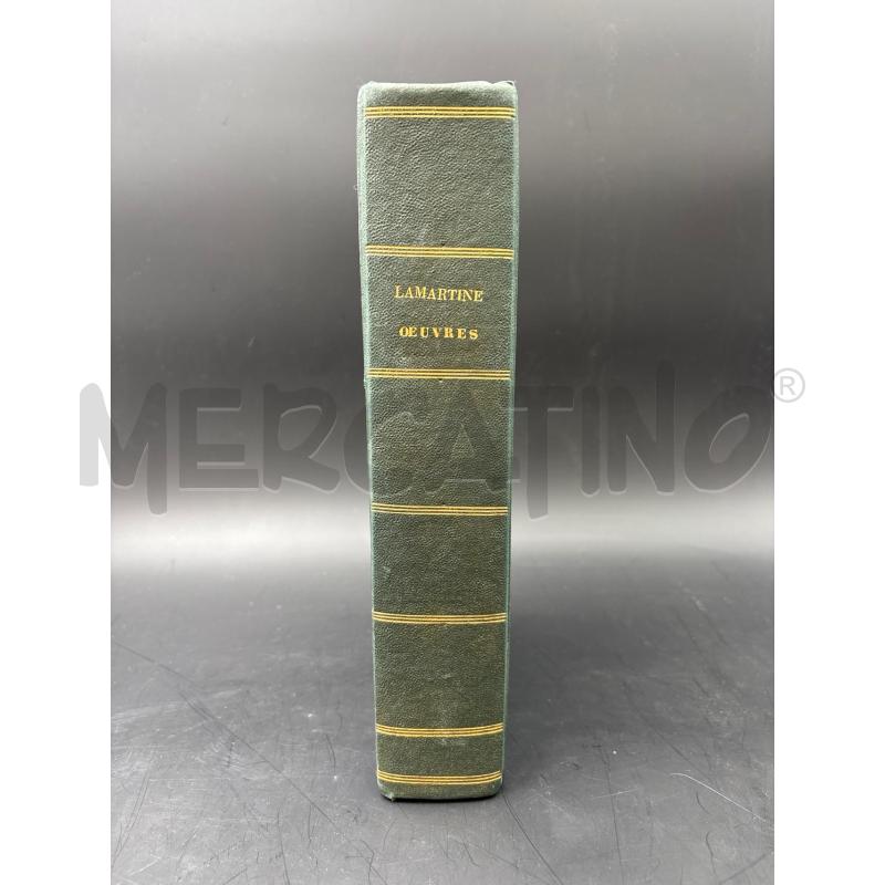 LIBRO OEUVRES LAMARTINE | Mercatino dell'Usato Roma torrevecchia 2