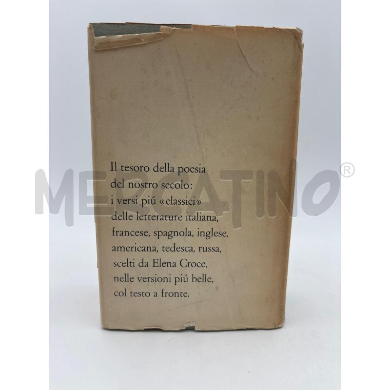 LIBRO POETI DEL NOVECENTO ITALIANI E STRANIERI | Mercatino dell'Usato Roma torrevecchia 2