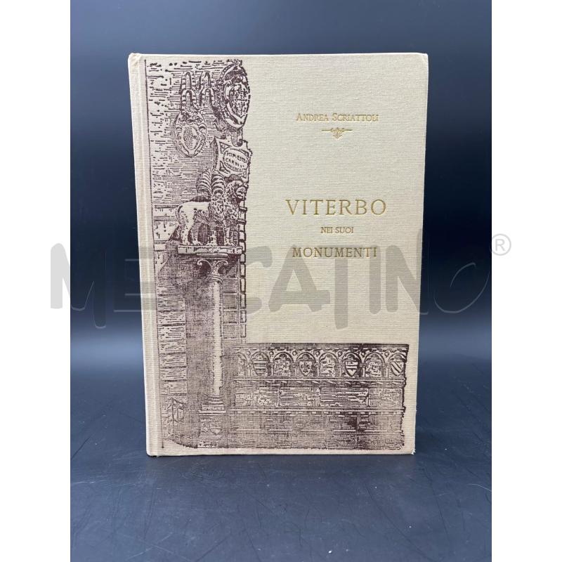 LIBRO VITERBO NEI SUOI MONUMENTI | Mercatino dell'Usato Roma torrevecchia 1