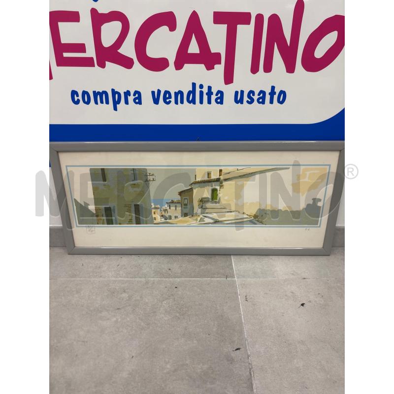 LITO ALDO RISO RETTANGOLARE PROVA ARTISTA | Mercatino dell'Usato Roma torrevecchia 1