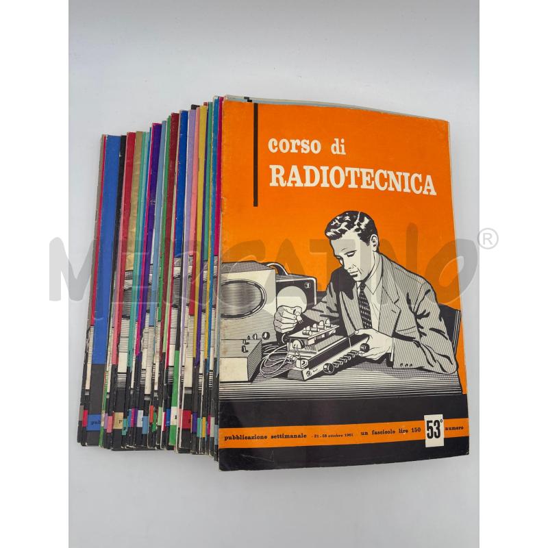 LOTTO FASCICOLI CORSO DI RADIOTECNICA 1960-61 | Mercatino dell'Usato Roma torrevecchia 1