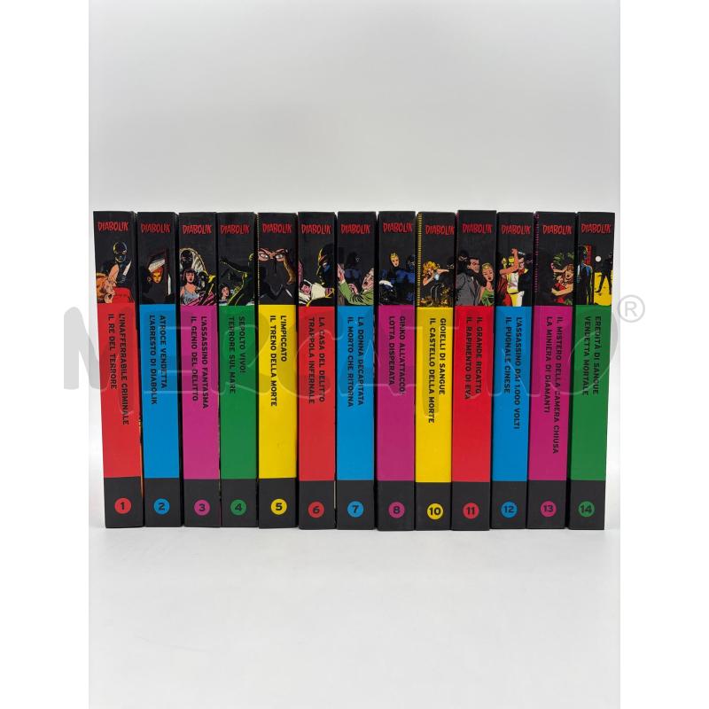LOTTO FUMETTO DIABOLIK LE ORIGINI DEL MITO 1-14 | Mercatino dell'Usato Roma torrevecchia 1