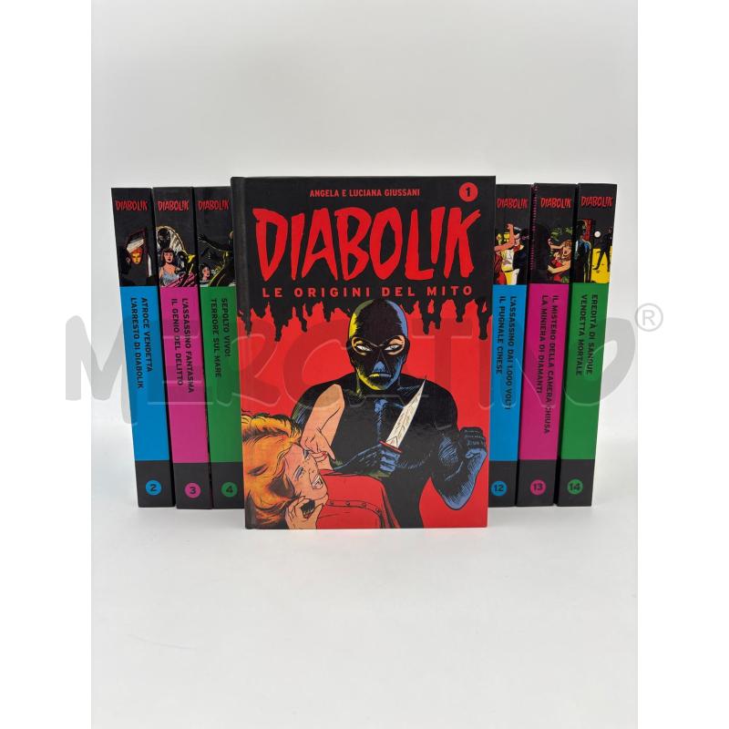 LOTTO FUMETTO DIABOLIK LE ORIGINI DEL MITO 1-14 | Mercatino dell'Usato Roma torrevecchia 2