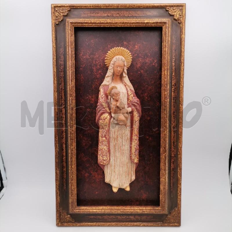 MADONNA ON BAMBINELLO TERRACOTTA PICCOLO DIFETTO | Mercatino dell'Usato Roma torrevecchia 1