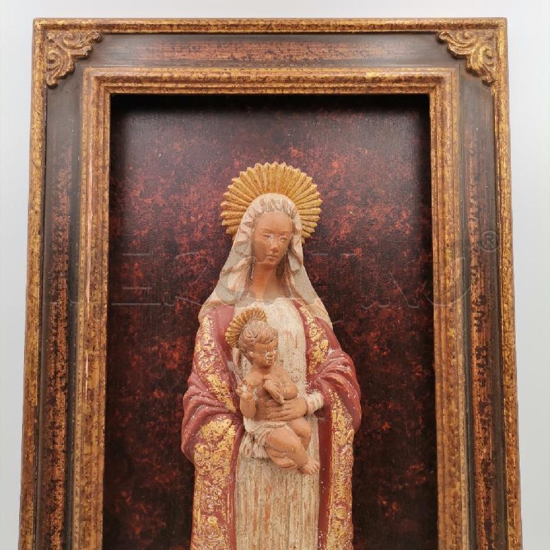 MADONNA ON BAMBINELLO TERRACOTTA PICCOLO DIFETTO | Mercatino dell'Usato Roma torrevecchia 2