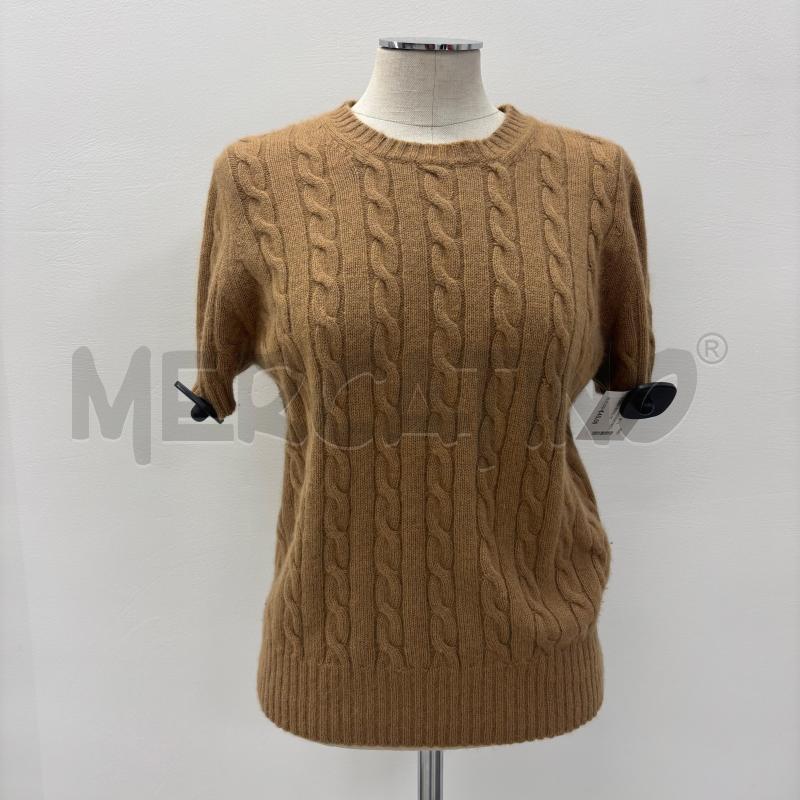 MAGLIA D MAXMARA MISTO LANA BEIGE INTRECCIO  | Mercatino dell'Usato Roma torrevecchia 1