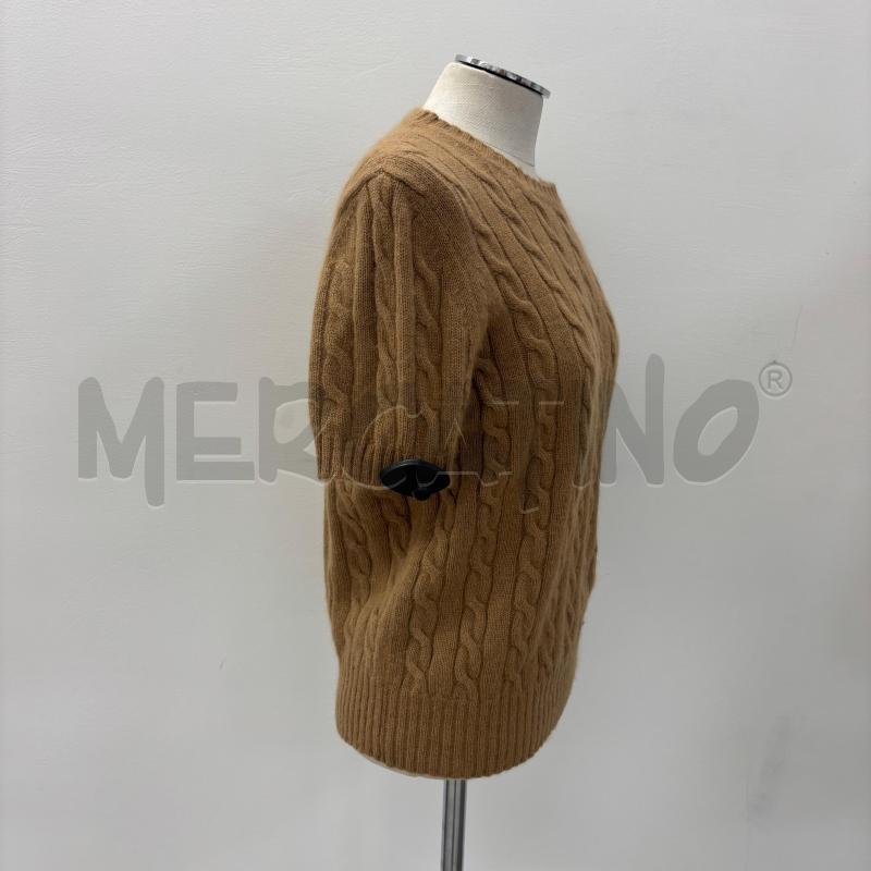MAGLIA D MAXMARA MISTO LANA BEIGE INTRECCIO  | Mercatino dell'Usato Roma torrevecchia 2