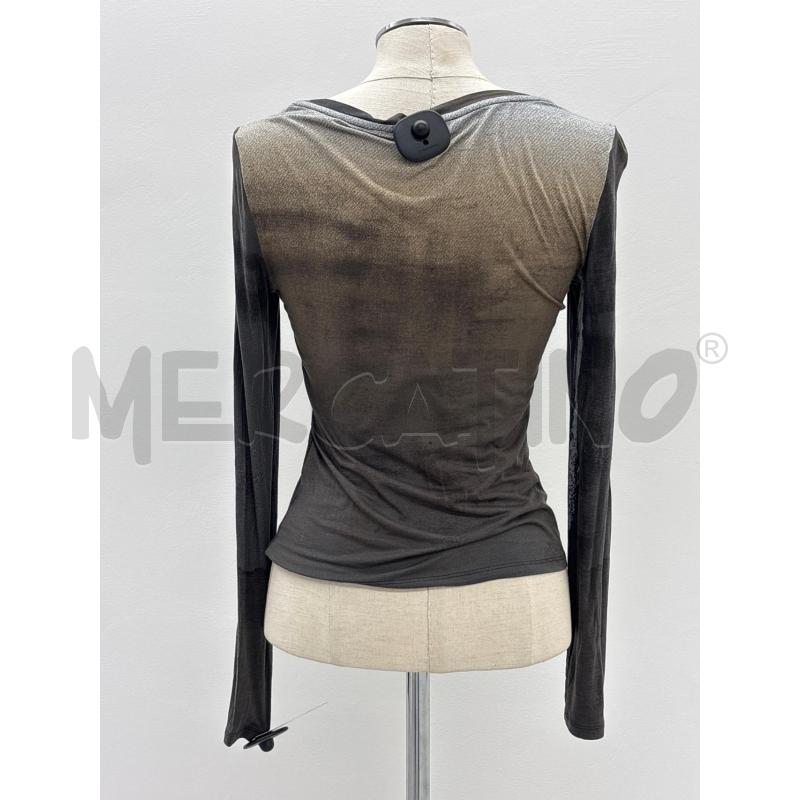 MAGLIA D ROBERTO CAVALLI GRIGIA TOP  | Mercatino dell'Usato Roma torrevecchia 3