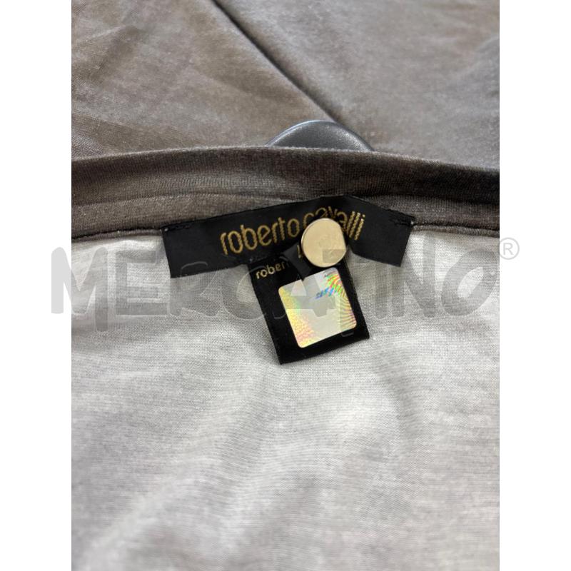 MAGLIA D ROBERTO CAVALLI GRIGIA TOP  | Mercatino dell'Usato Roma torrevecchia 4