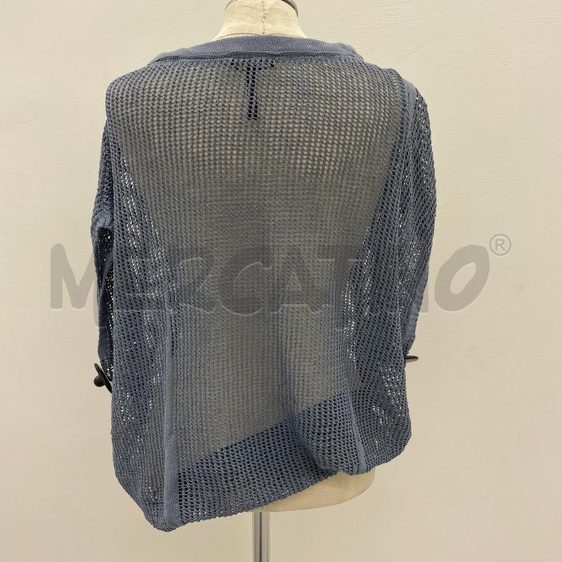 MAGLIA D SARAH PACINI BLU TRAFORATA | Mercatino dell'Usato Roma torrevecchia 3