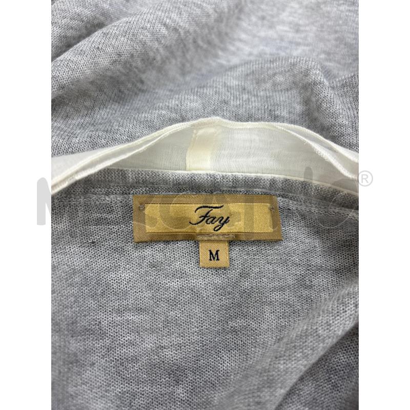 MAGLIA FAY GRIGIA LACCIO  | Mercatino dell'Usato Roma torrevecchia 4