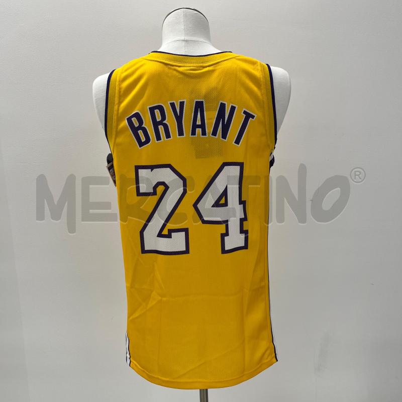 MAGLIA U CHAMPION LAKERS BRYANT 24 GIALLA | Mercatino dell'Usato Roma torrevecchia 2