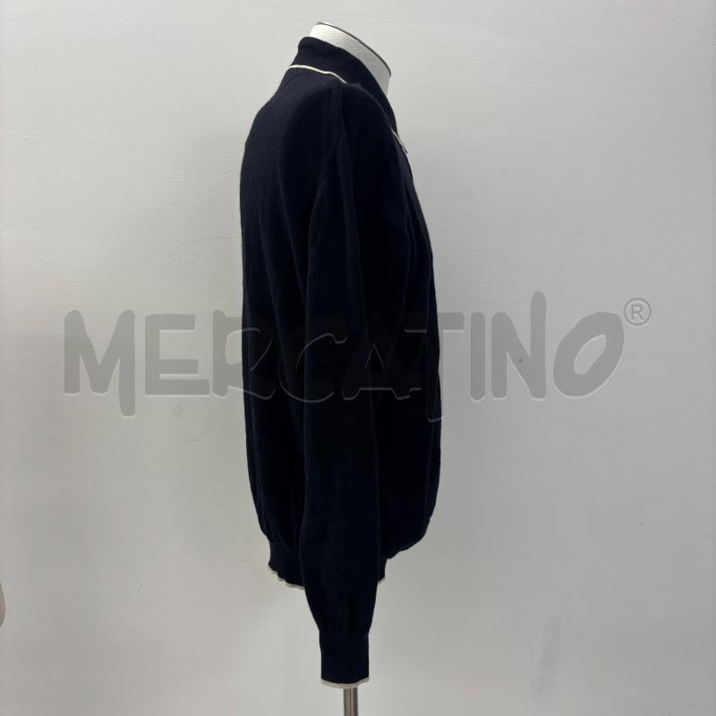 MAGLIONE BRIONI CASHMERE NERO COLLETTO | Mercatino dell'Usato Roma torrevecchia 2