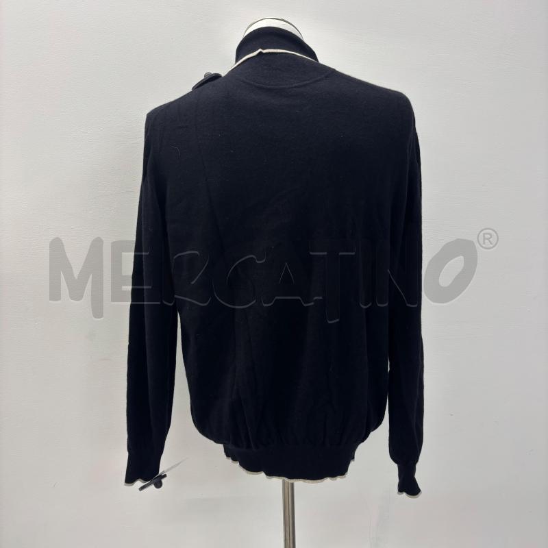 MAGLIONE BRIONI CASHMERE NERO COLLETTO | Mercatino dell'Usato Roma torrevecchia 3