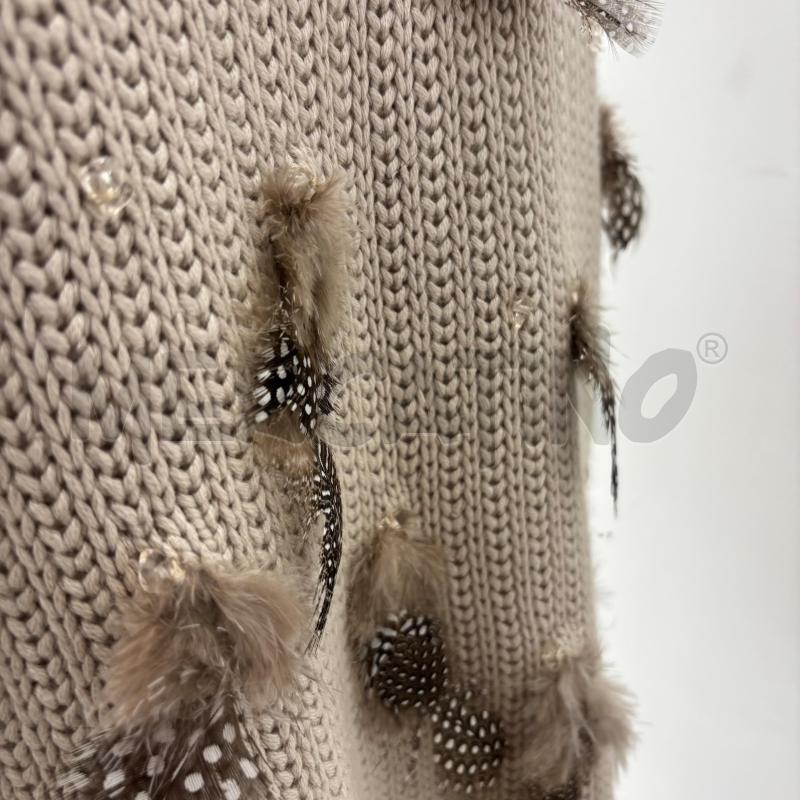 MAGLIONE D SMANICATO ESCADA BEIGE PIUME | Mercatino dell'Usato Roma torrevecchia 3