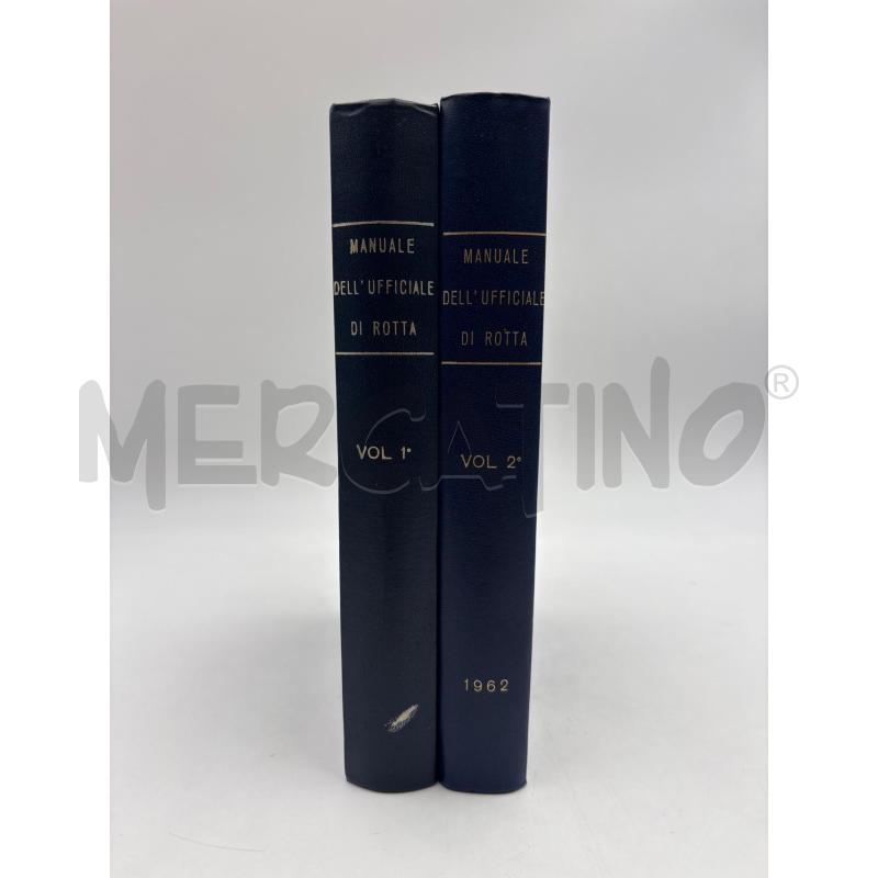 MANUALE DELL'UFFICIALE DI ROTTA 2 VOL | Mercatino dell'Usato Roma torrevecchia 5