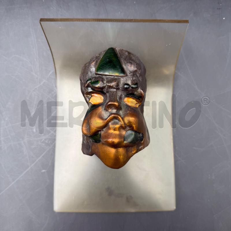 MASCHERA VOLTO SU PLEXIGLASS | Mercatino dell'Usato Roma torrevecchia 1