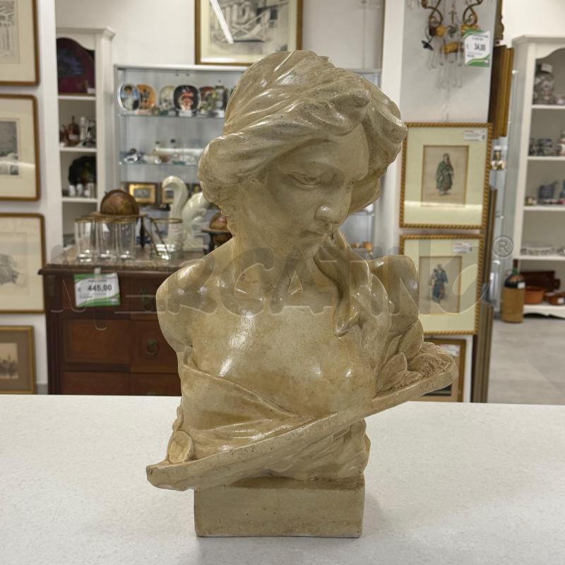 MEZZO BUSTO DONNA GESSO BEIGE | Mercatino dell'Usato Roma torrevecchia 1