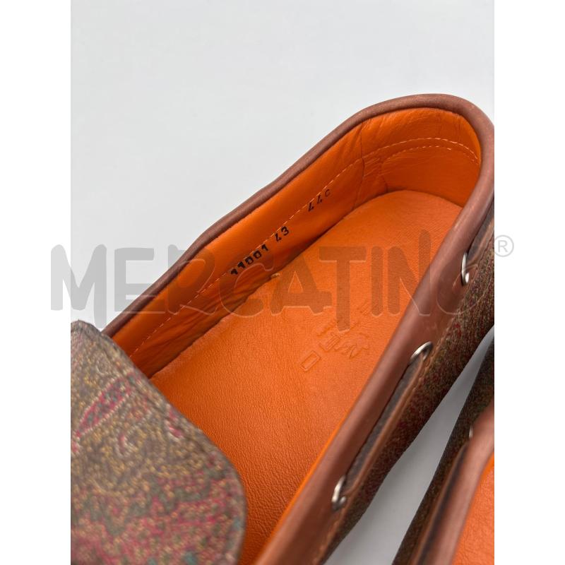 MOCASSINI PELLE U ETRO MARRONI FANTASIA BANDANA | Mercatino dell'Usato Roma torrevecchia 4