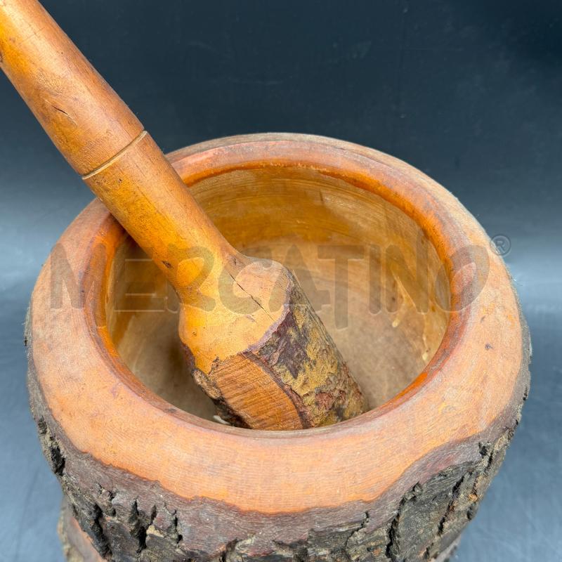 MORTAIO LEG STILE TRONCO + MANICO | Mercatino dell'Usato Roma torrevecchia 2