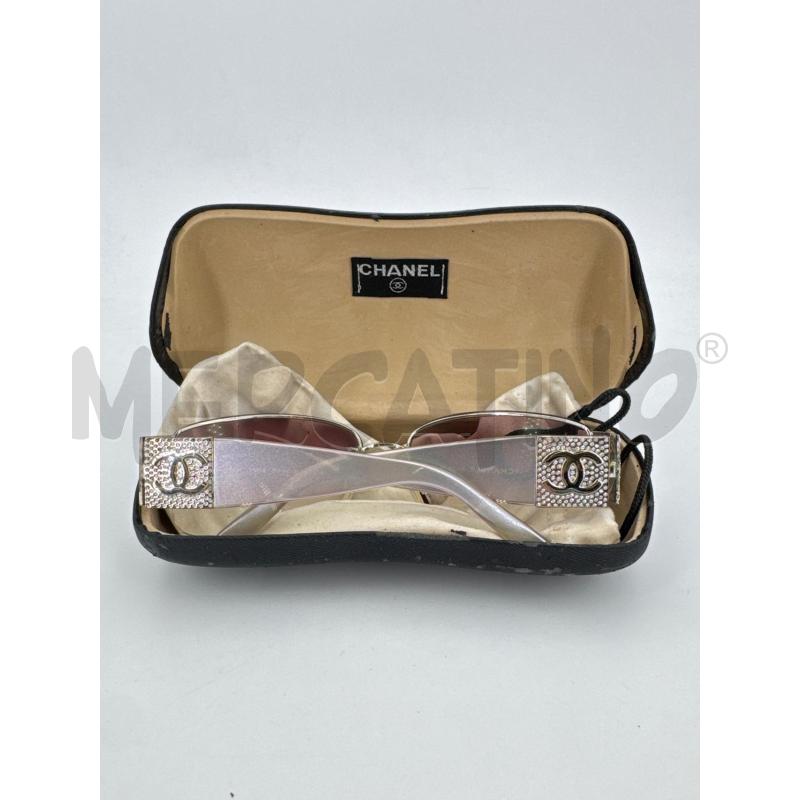 OCCHIALI D CHANEL MONT PLASTICA ROSA LOGO STRASS | Mercatino dell'Usato Roma torrevecchia 2