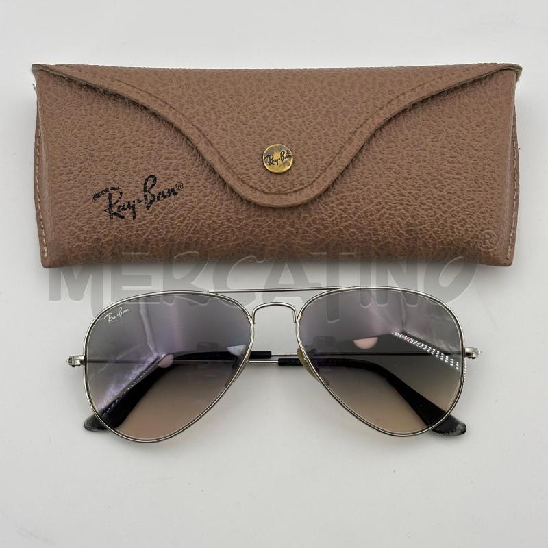 OCCHIALI D RAYBAN ARGENT GOCCIA LENTI FUME | Mercatino dell'Usato Roma torrevecchia 1
