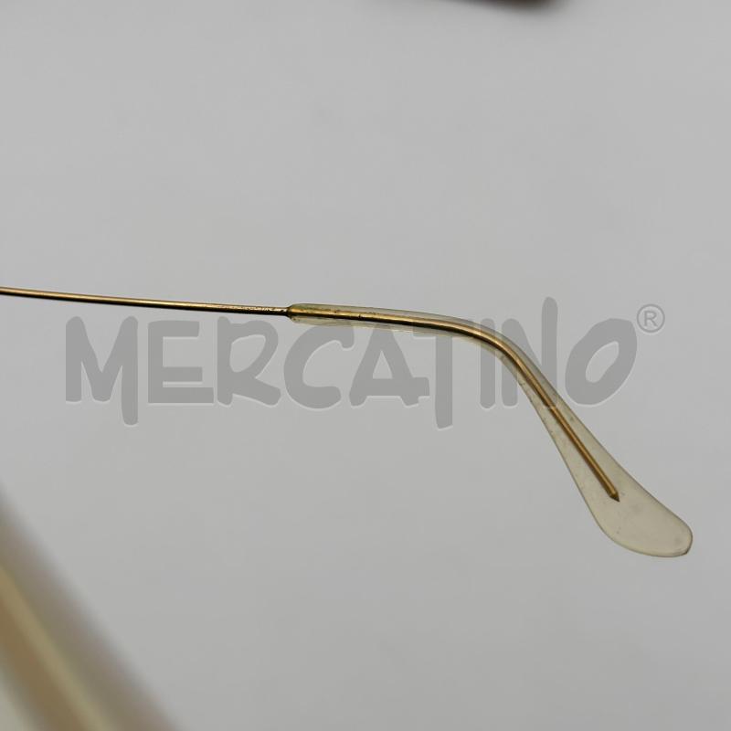 OCCHIALI U RAY BAN DORATI QUADRATI  | Mercatino dell'Usato Roma torrevecchia 3