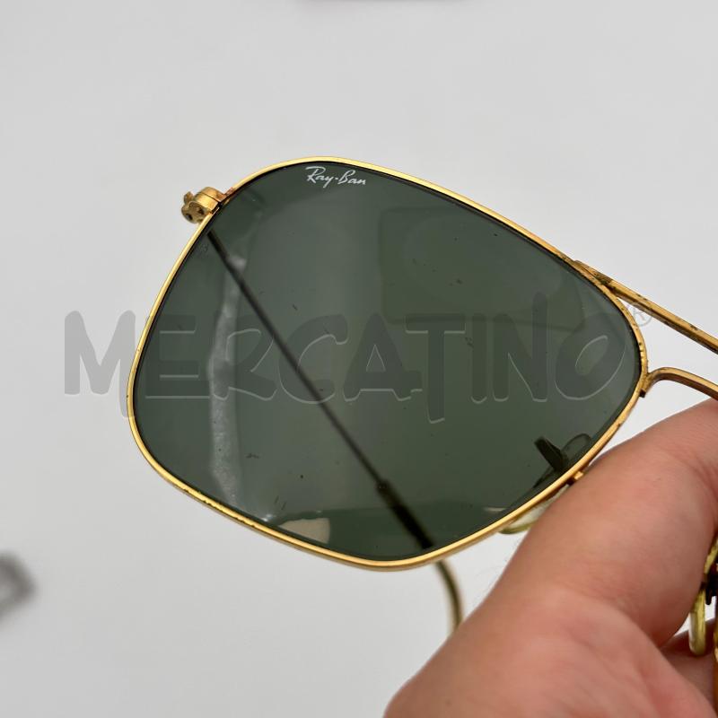 OCCHIALI U RAY BAN DORATI QUADRATI  | Mercatino dell'Usato Roma torrevecchia 4