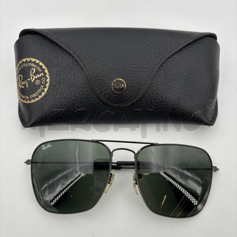 OCCHIALI U RAY BAN NERI QUADRATI BL  | Mercatino dell'Usato Roma torrevecchia 1