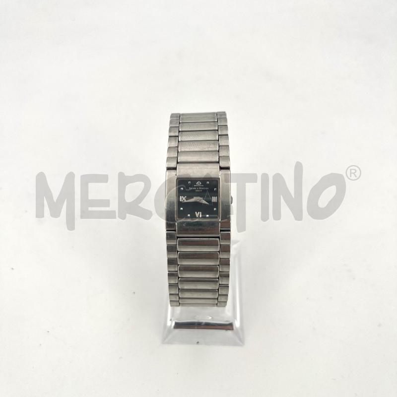 OROLOGIO BAUME & MERCIER QUADRATO ACCIAIO 5007693 MV045219 | Mercatino dell'Usato Roma torrevecchia 1