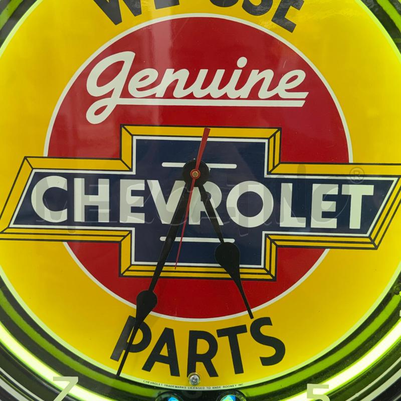 OROLOGIO DA MURO LUMINOSO CHEVROLET | Mercatino dell'Usato Roma torrevecchia 2