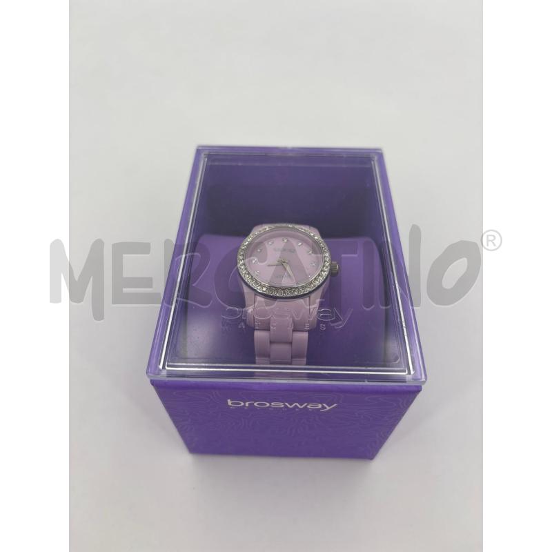OROLOGIO DA POLSO BROSWAY LILLA STRASS | Mercatino dell'Usato Roma torrevecchia 1