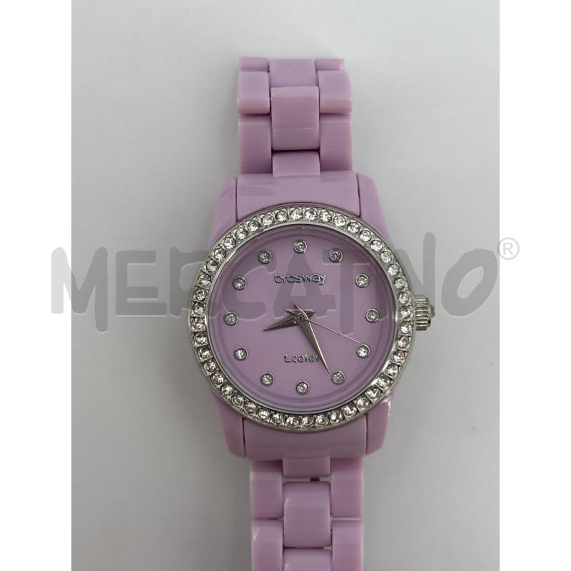 OROLOGIO DA POLSO BROSWAY LILLA STRASS | Mercatino dell'Usato Roma torrevecchia 3