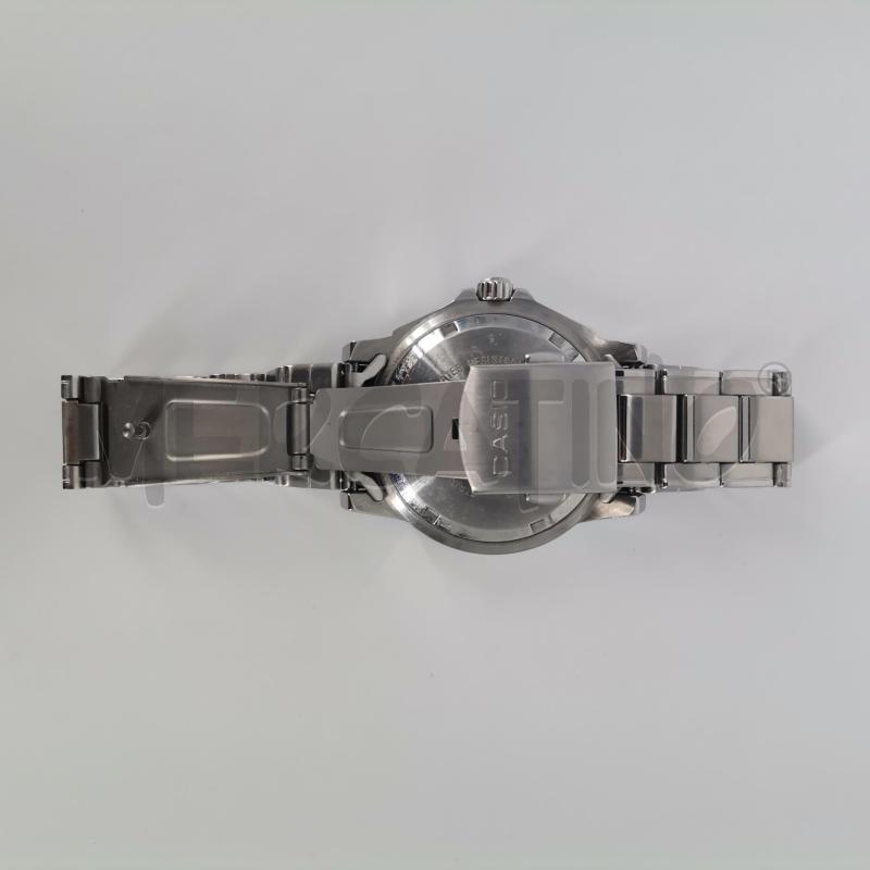 OROLOGIO DA POLSO CASIO QUARTZ ACCIAIO LUNETTA NERA | Mercatino dell'Usato Roma torrevecchia 5