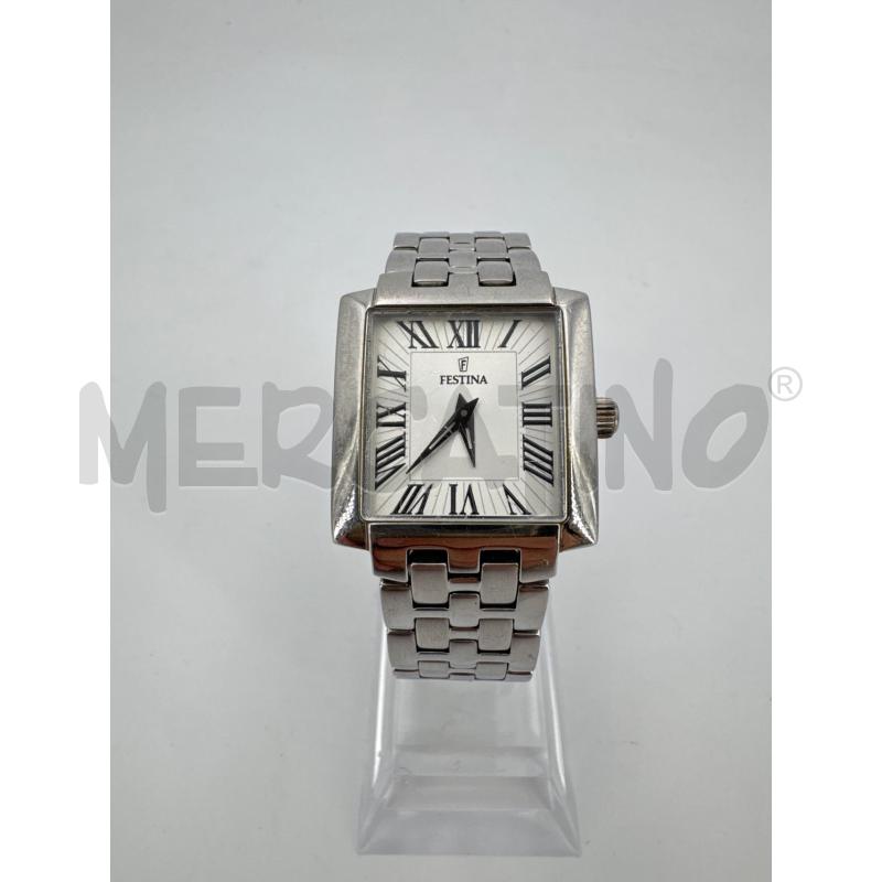 OROLOGIO DA POLSO FESTINA ARGENT QUADRANTE BIANCO | Mercatino dell'Usato Roma torrevecchia 1