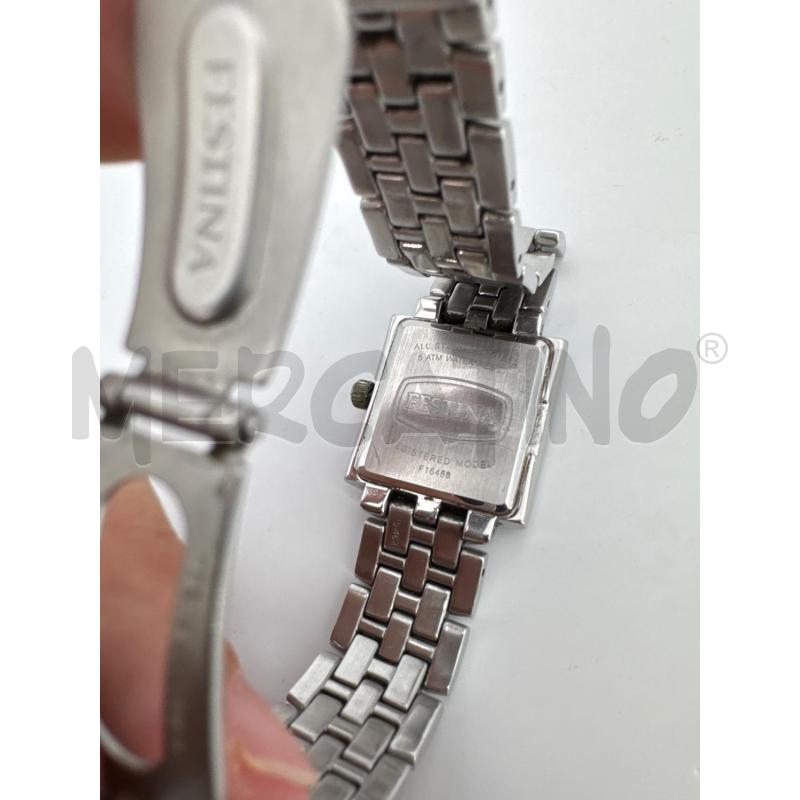 OROLOGIO DA POLSO FESTINA ARGENT QUADRANTE BIANCO | Mercatino dell'Usato Roma torrevecchia 2