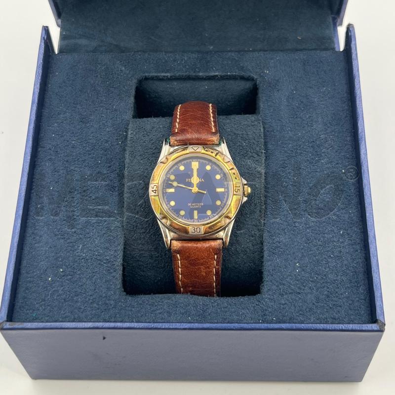 OROLOGIO DA POLSO FESTINA DORATO QUADRANTE BLU  | Mercatino dell'Usato Roma torrevecchia 2