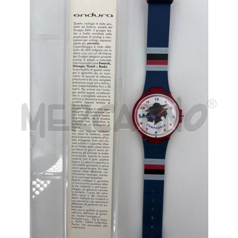 OROLOGIO DA POLSO FOOTBALL WATCH SAMPDORIA | Mercatino dell'Usato Roma torrevecchia 5