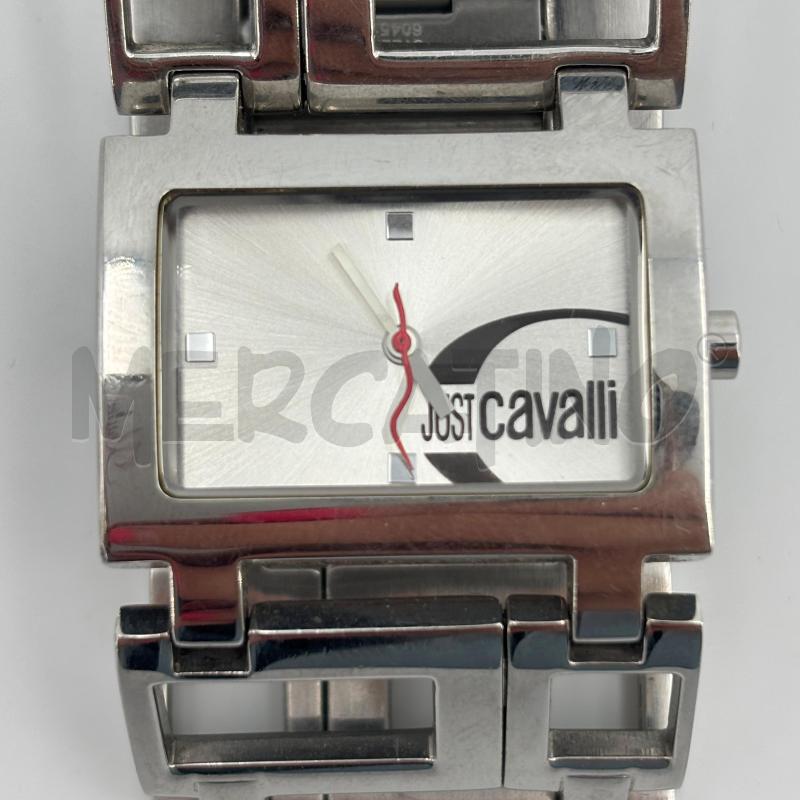 OROLOGIO DA POLSO JUST CAVALLI RETTANGOLI QUADRANTE BIANCO | Mercatino dell'Usato Roma torrevecchia 2
