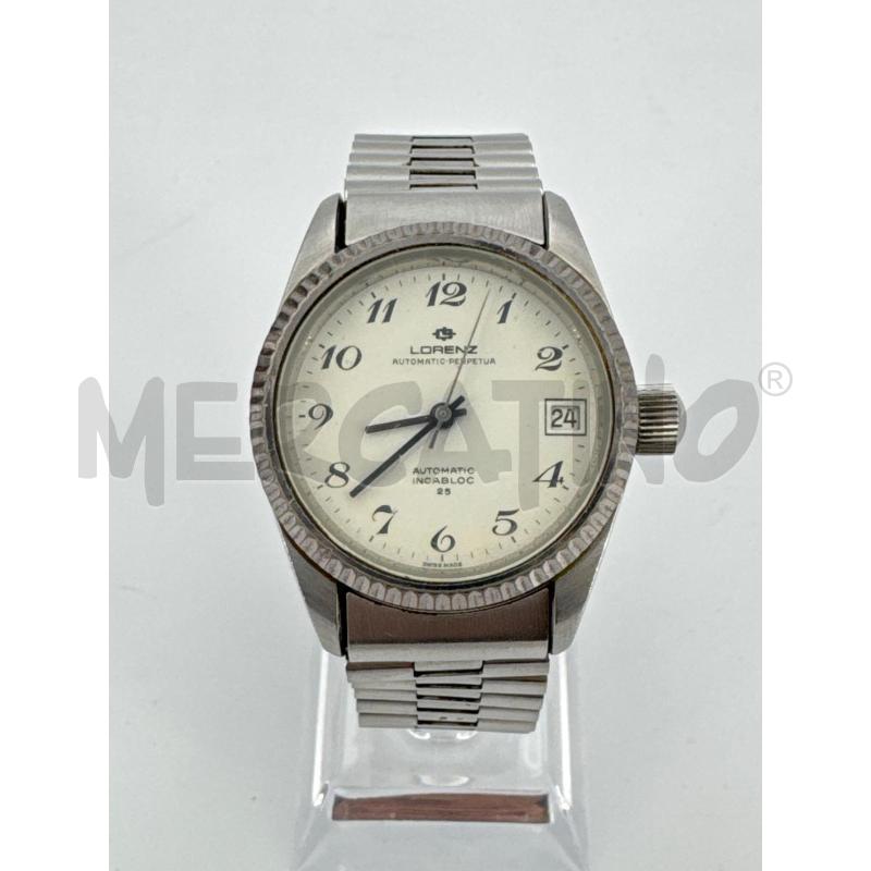 OROLOGIO DA POLSO LORENZ ARGENT QUADRANTE BIANCO  | Mercatino dell'Usato Roma torrevecchia 1