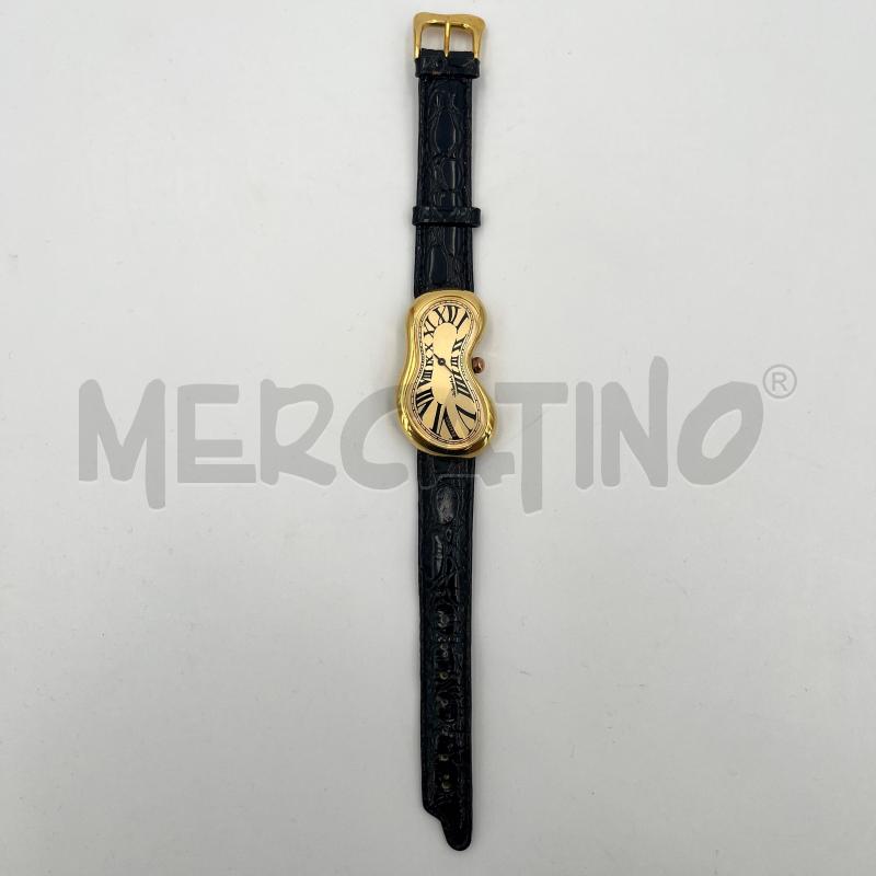 OROLOGIO DA POLSO SALVADOR DALI DORATO DEFORMATO | Mercatino dell'Usato Roma torrevecchia 1