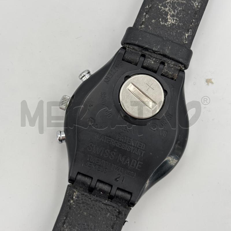 OROLOGIO DA POLSO SWATCH CHRONO NERO | Mercatino dell'Usato Roma torrevecchia 3