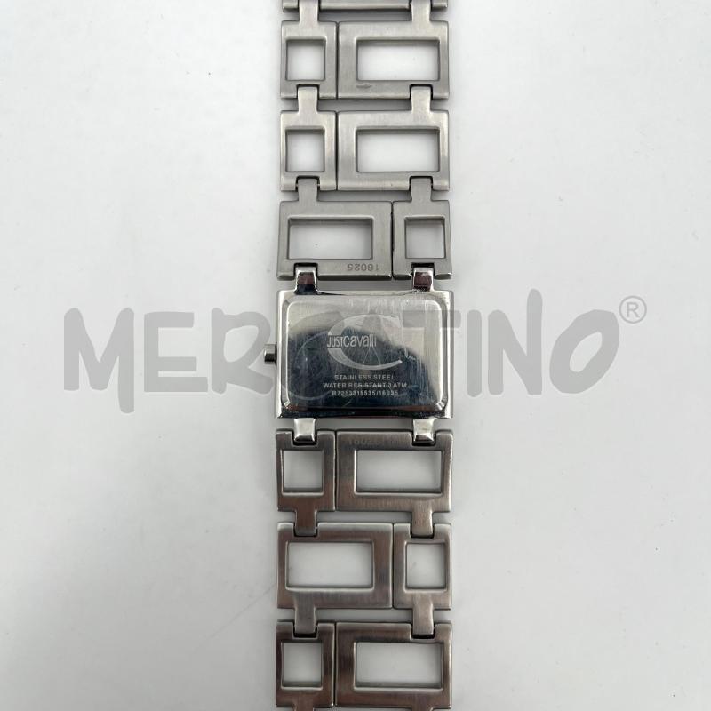 OROLOGIO JUST CAVALLI ACCIAIO QUADRATO | Mercatino dell'Usato Roma torrevecchia 3