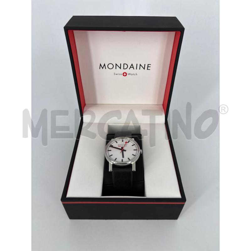 OROLOGIO MONDAINE QUADRANTE BIANCO 30344 | Mercatino dell'Usato Roma torrevecchia 1
