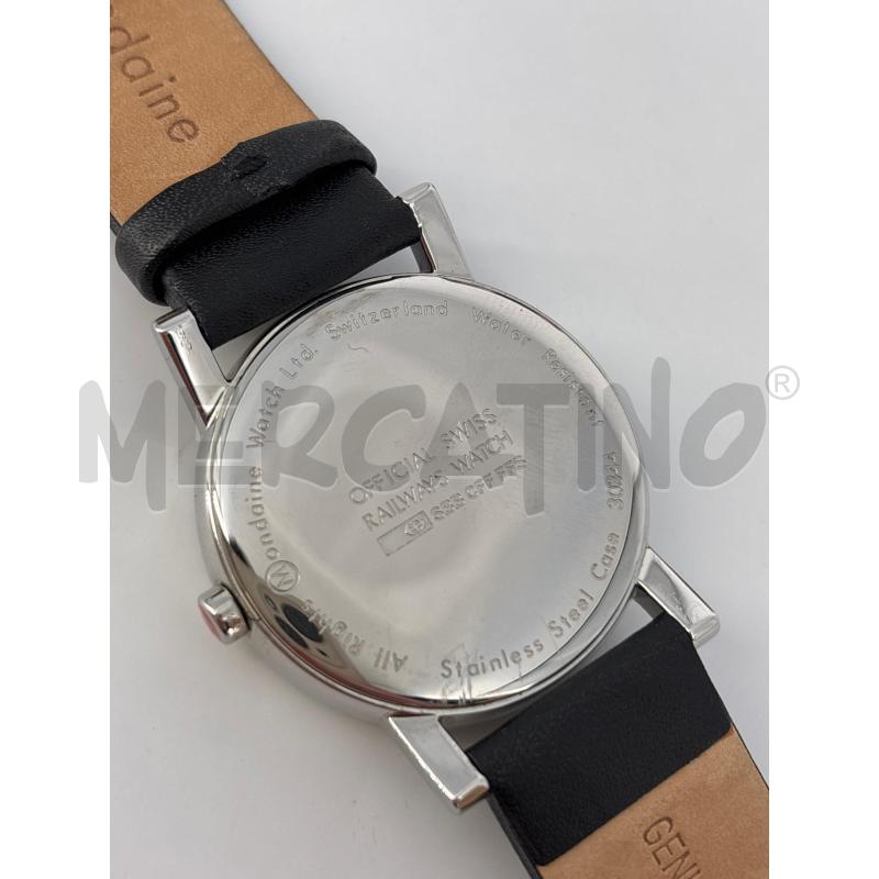 OROLOGIO MONDAINE QUADRANTE BIANCO 30344 | Mercatino dell'Usato Roma torrevecchia 4