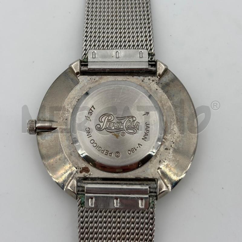 OROLOGIO PEPSI ACCIAIO MAGLIA MILANESE | Mercatino dell'Usato Roma torrevecchia 4