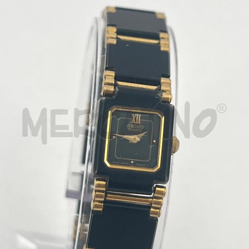 OROLOGIO SEIKO NERO DORATO VINTAGE | Mercatino dell'Usato Roma torrevecchia 2